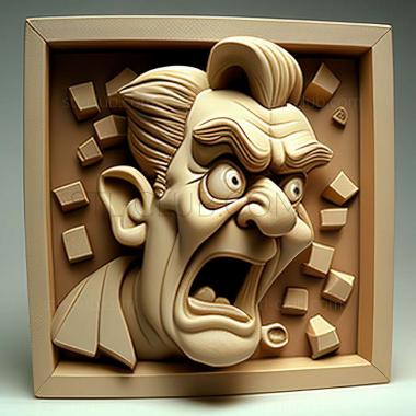 3D model Peter Bagge (STL)